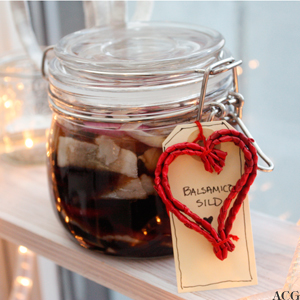 Balsamicosild på glass
