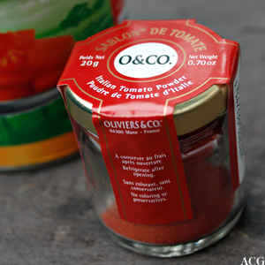 tomatpulver tomatpulver fra Oliviers & Co