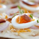 Juksepizza med ansjos og egg!