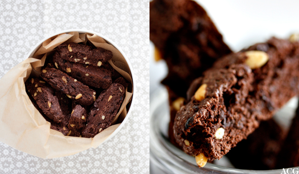 sjokoladebiscotti med oliven