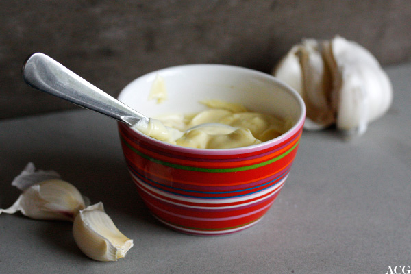 aioli - majones med hvitløk