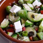 Rosenkålsalat med fetaost