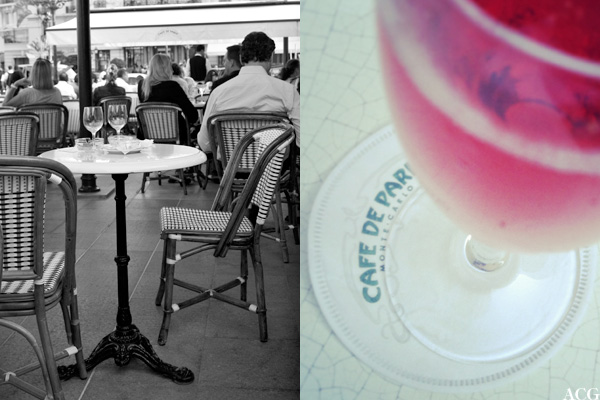 2 bilder fra Cafe de Paris