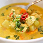 Trines indiske kyllingsuppe