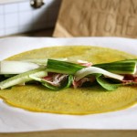 Omelettwrap med spekeskinke