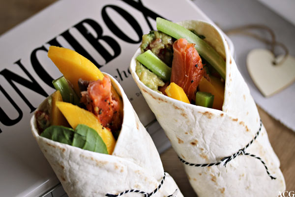 bilde av wraps og lunsjboks med lite hjerte