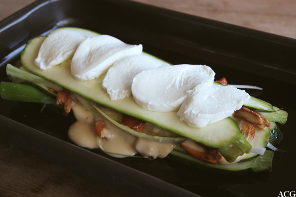 ustekt lasagne med mozzarellaost