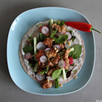 Wraps med kylling og urtedressing