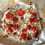 Sommerpizza med jordbær
