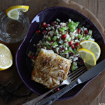 Smørstekt torsk med linsesalat
