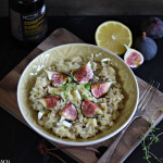 Risotto med fiken og chèvre