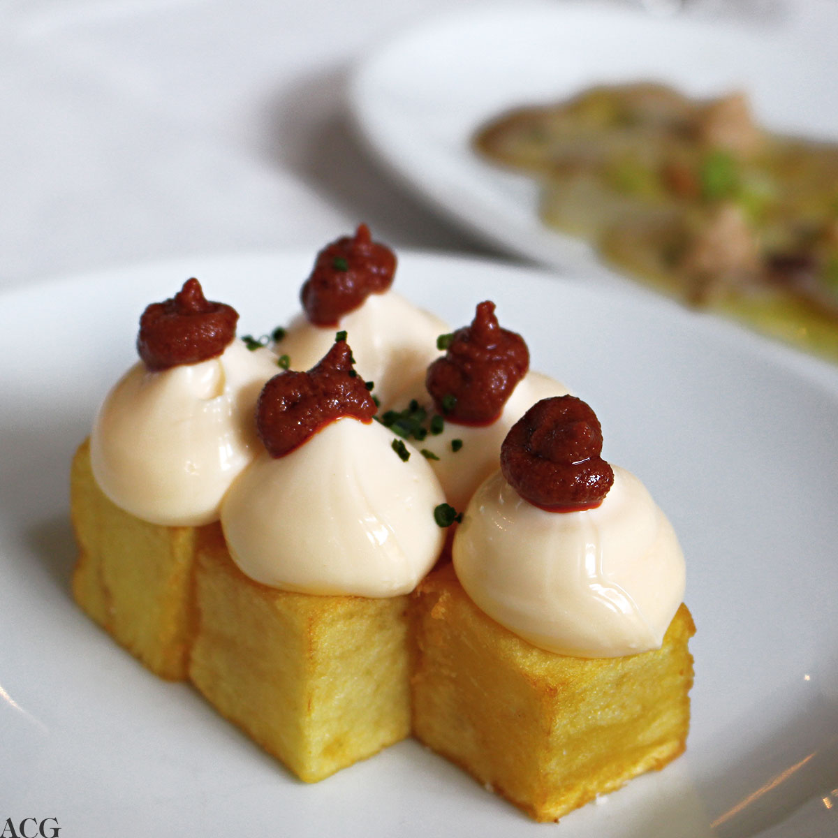 Patatas Bravas på La Terrassa del DO