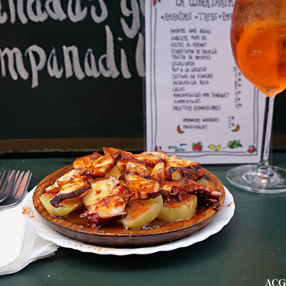 pulpa a la gallega på la Llibertaria