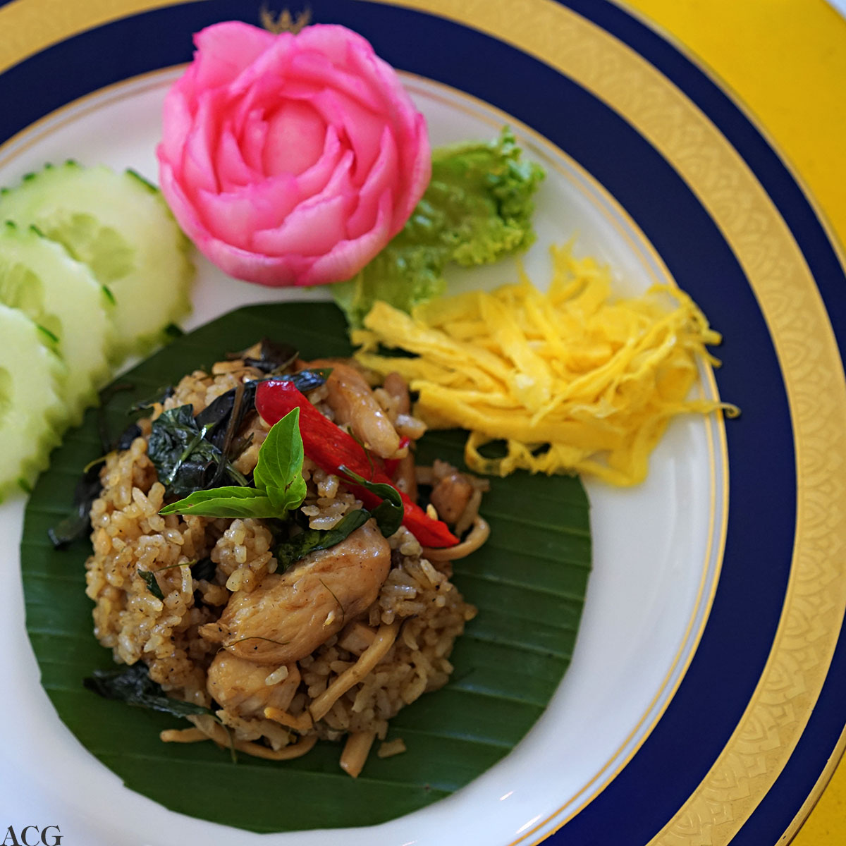 Stekt ris med grønn curry
