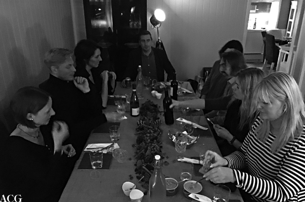 Gjestene på Rolfs EatWith-arrangement