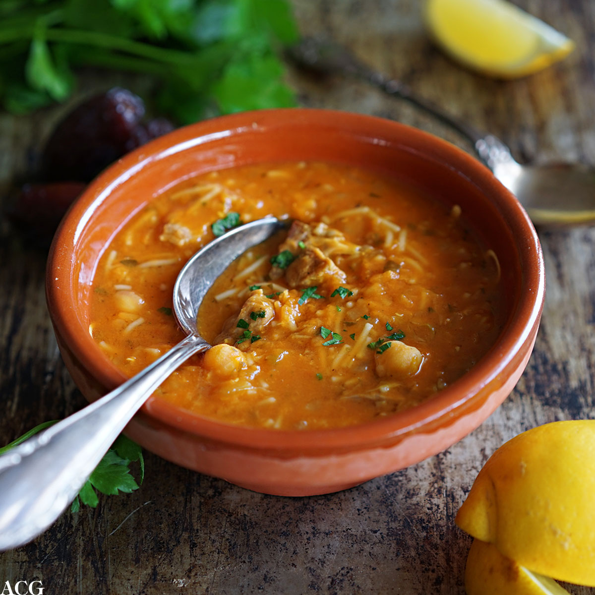 harira, suppe fra Marokko