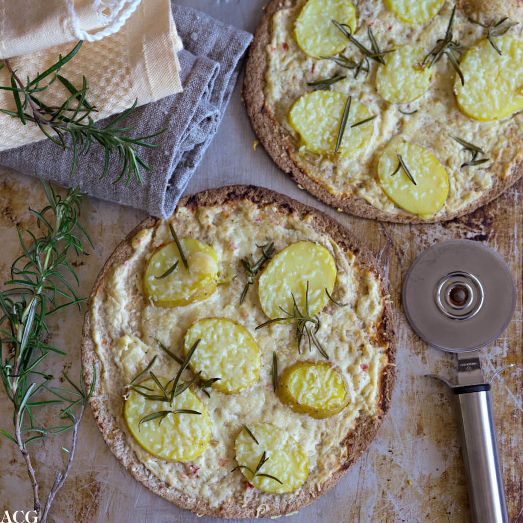 Juksepizza med potet og rosmarin