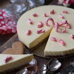 Ostekake med pepperkakebunn