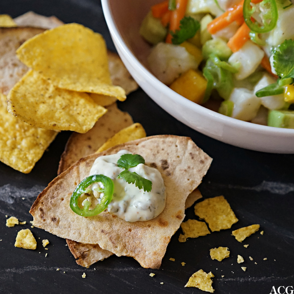 Koriandermajones til ceviche