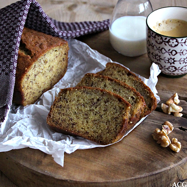 bananbrød med overmodne bananer