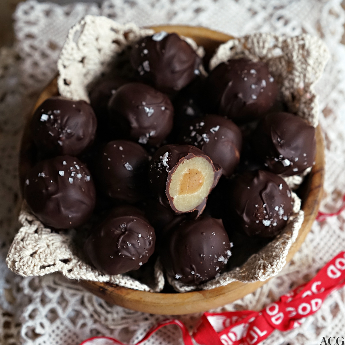 julekonfekt med marsipan og fudge