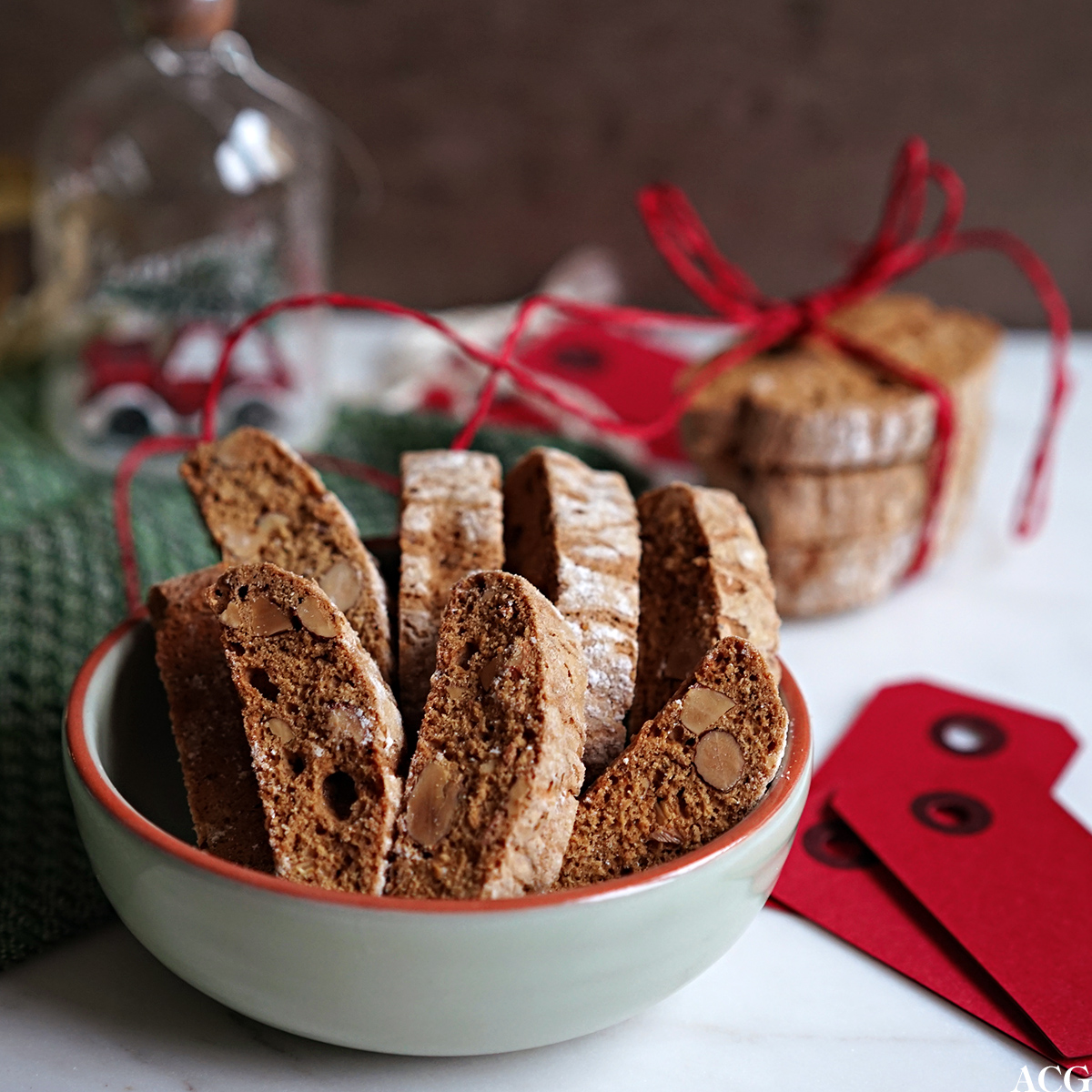 pepperkakebiscotti