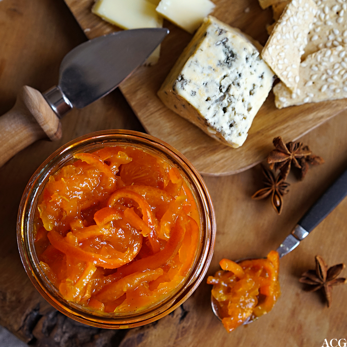 klementinmarmelade med stjerneanis