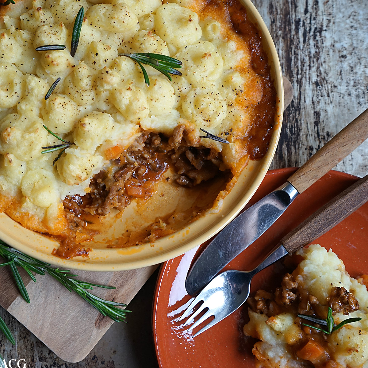 shepherd's pie med sopp