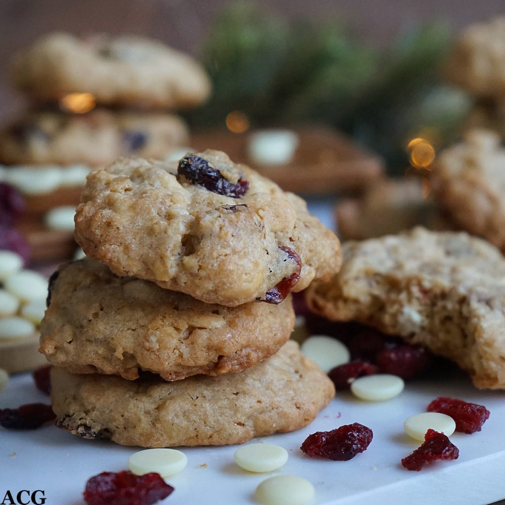 Nigella Lawsons julekaker med tranebær, pekannøtter og hvit sjokolade